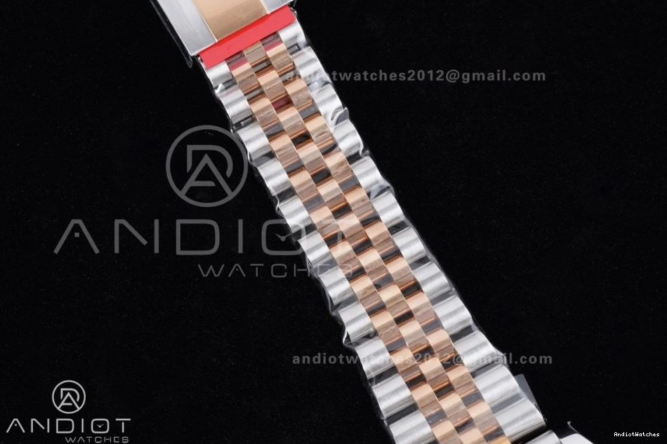 41 on SS Jubilee 591 126331 904L DateJust RG SH RG Steel Bracelet Best 1:1 Clean Premium Dial Edition Diamonds 1229